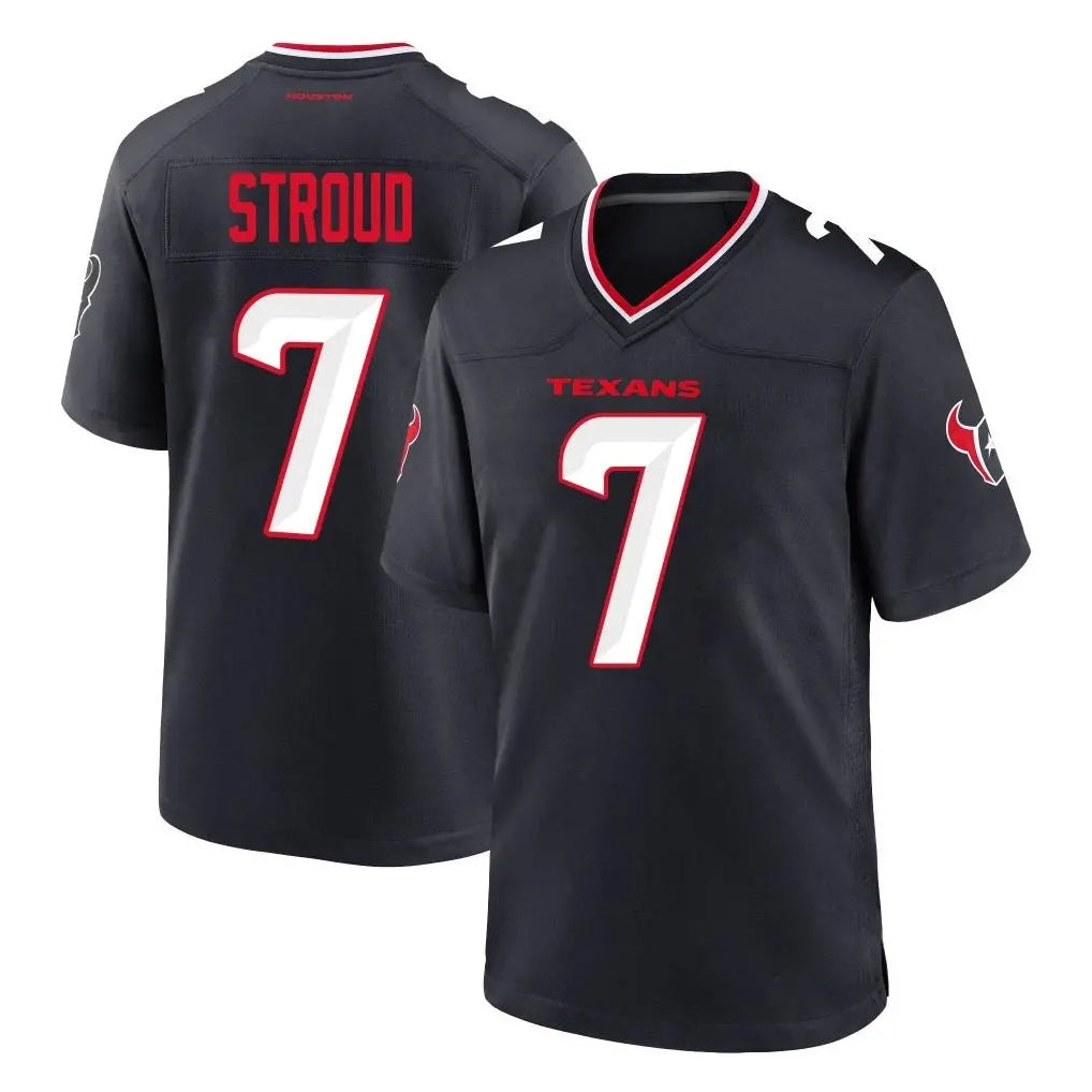 Davalo H.Texans #7 CJ Stroud Player Navy Team Home Game Stitched Jerseys