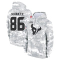 Davalo H.Texans #86 Dalton Schultz Player Arctic Camo Salute to Service Hoodies Limited Game Stitched Jerseys