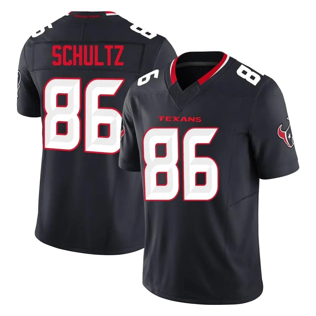 Davalo H.Texans #86 Dalton Schultz Player Navy Limited Alternate Vapor F.U.S.E. Home Game Stitched Jerseys