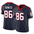 Davalo H.Texans #86 Dalton Schultz Player Navy Limited Vapor F.U.S.E. Home Game Stitched Jerseys