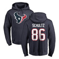 Davalo H.Texans #86 Dalton Schultz Player Navy Pro Line Pullover Hoodie Limited Game Stitched Jerseys