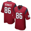 Davalo H.Texans #86 Dalton Schultz Player Red Home Game Stitched Jerseys