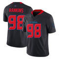 Davalo H.Texans #98 Sheldon Rankins Player Navy Limited 2nd Alternate Vapor F.U.S.E. Home Game Stitched Jerseys