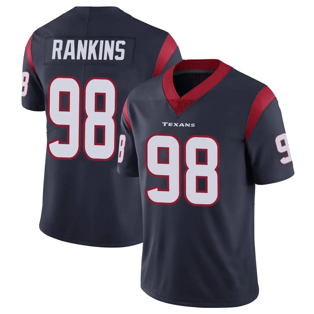 Davalo H.Texans #98 Sheldon Rankins Player Navy Limited Vapor Untouchable Home Game Stitched Jerseys