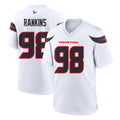 Davalo H.Texans #98 Sheldon Rankins Player White Home Game Stitched Jerseys