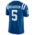 Davalo IN.Colts #5 Anthony Richardson Royal Vapor F.U.S.E. Limited Jersey American Stitched Football Jerseys