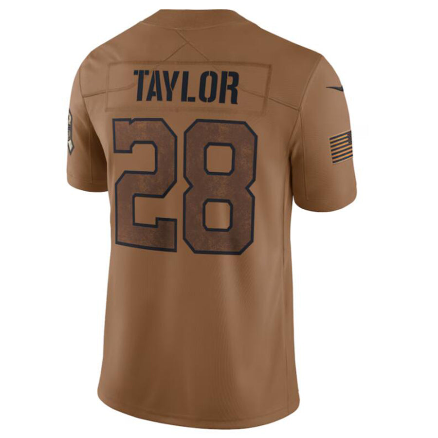 Davalo IN.Colts #28 Jonathan Taylor Brown 2023 Salute To Service Limited Jersey Stitched Jersey