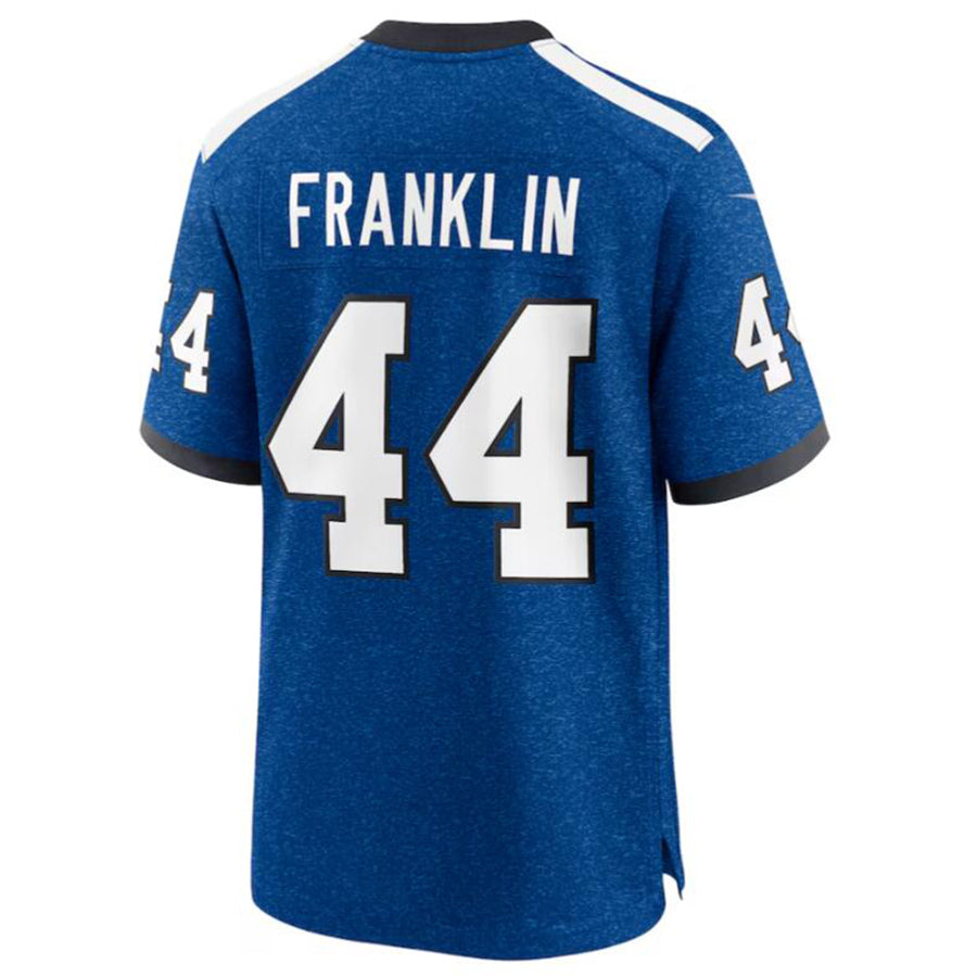 Davalo IN.Colts #44 Zaire Franklin Royal Indiana Nights Alternate Game Jersey American Stitched Football Jerseys