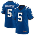 Davalo IN.Colts #5 Anthony Richardson Royal Indiana Nights Alternate Game Jersey American Stitched Jerseys