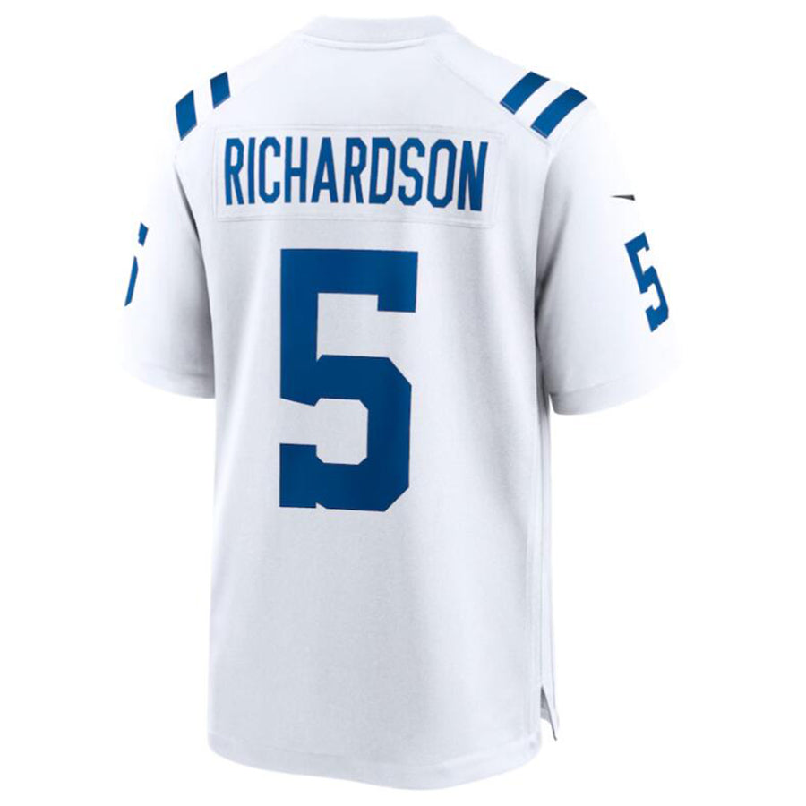Davalo IN.Colts #5 Anthony Richardson White 2023 Draft First Round Pick Game Stitched Jerseys