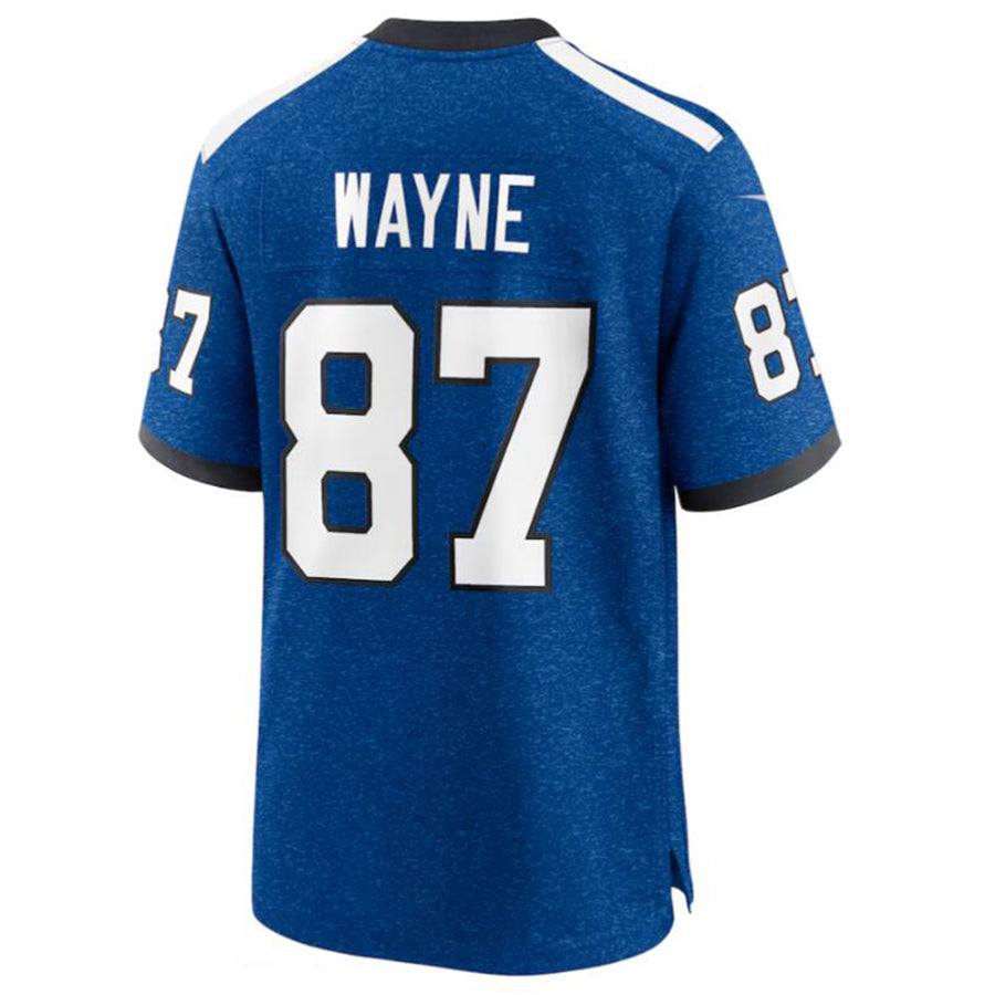 Davalo IN.Colts #87 Reggie Wayne Royal Retired Player Game Jersey American Stitched Football Jerseys