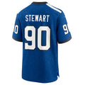 Davalo IN.Colts #90 Grover Stewart Royal Indiana Nights Alternate Game Jersey American Stitched Football Jerseys