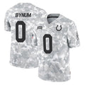 Davalo IN.Colts #0 Camryn Bynum Player Arctic Camo Salute To Service Limited Game Stitched Jerseys