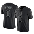 Davalo IN.Colts #0 Camryn Bynum Player Black Reflective Limited Game Stitched Jerseys