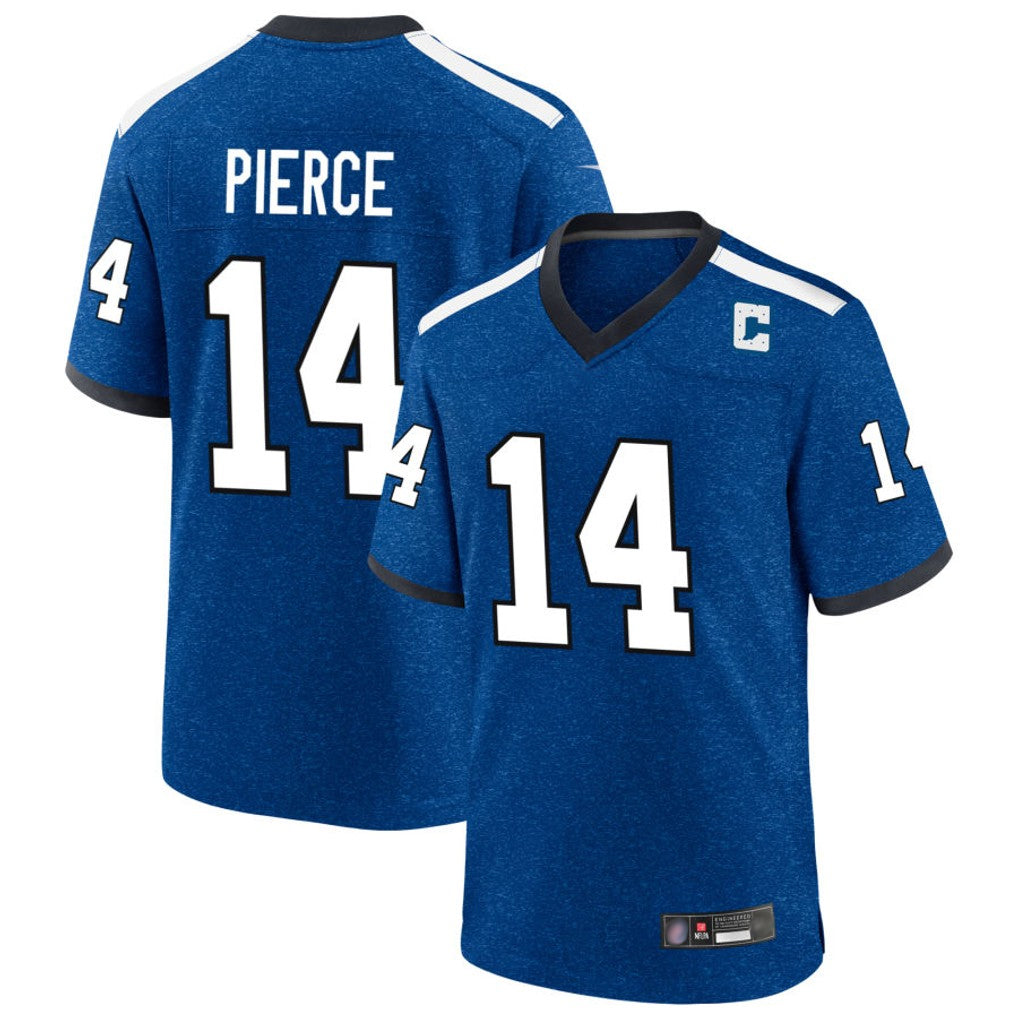 Davalo IN.Colts #14 Alec Pierce Player Royal Alternate Indiana Nights Home Game Stitched Jerseys
