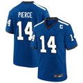 Davalo IN.Colts #14 Alec Pierce Player Royal Alternate Indiana Nights Home Game Stitched Jerseys