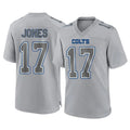 Davalo IN.Colts #17 Daniel Jones Player Gray Atmosphere Fashion Home Game Stitched Jerseys