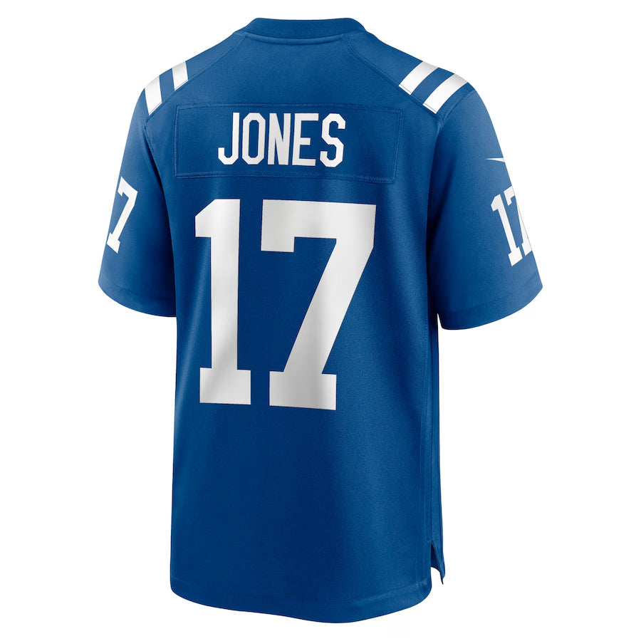 Davalo IN.Colts #17 Daniel Jones Player Royal Home Game Stitched Jerseys