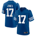 Davalo IN.Colts #17 Daniel Jones Player Royal Limited Game Stitched Jerseys