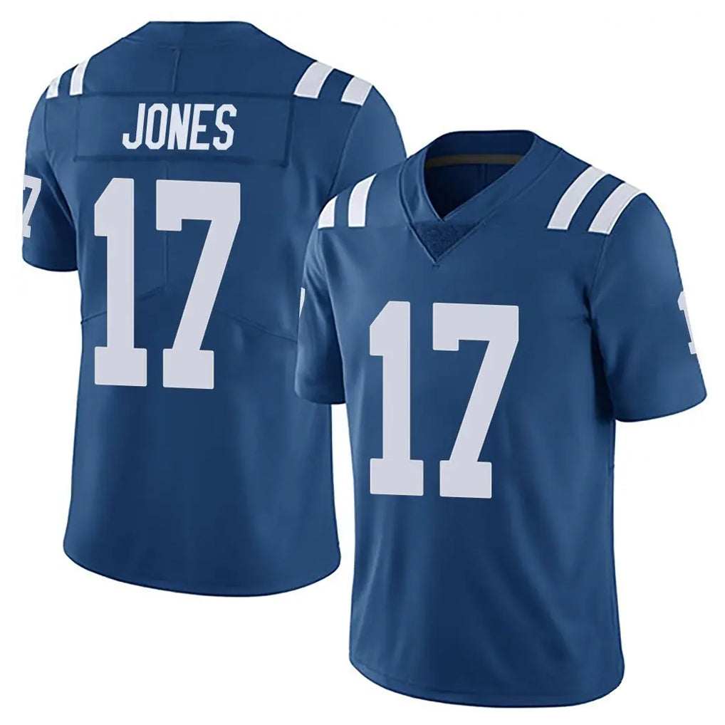 Davalo IN.Colts #17 Daniel Jones Player Royal Limited Vapor Untouchable Home Game Stitched Jerseys