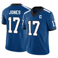 Davalo IN.Colts #17 Daniel Jones Player Royal Vapor F.U.S.E. Limited Stitched Jerseys