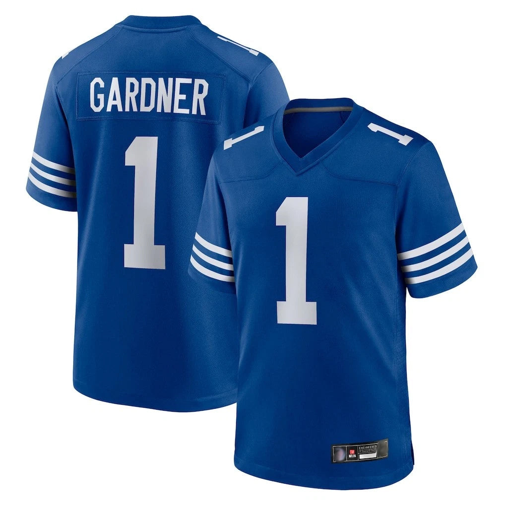 Davalo IN.Colts #1 Sauce Gardner Player Royal Limited Home Game Stitched Jerseys