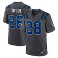 Davalo IN.Colts #28 Jonathan Taylor Anthracite 2026 Rivalries Collection Game Stitched Jerseys