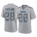 Davalo IN.Colts #28 Jonathan Taylor Player Gray Atmosphere Fashion Home Game Stitched Jerseys