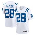 Davalo IN.Colts #28 Jonathan Taylor Player White Home Game Stitched Jerseys