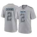 Davalo IN.Colts #2 Josh Downs Player Gray Atmosphere Fashion Home Game Stitched Jerseys