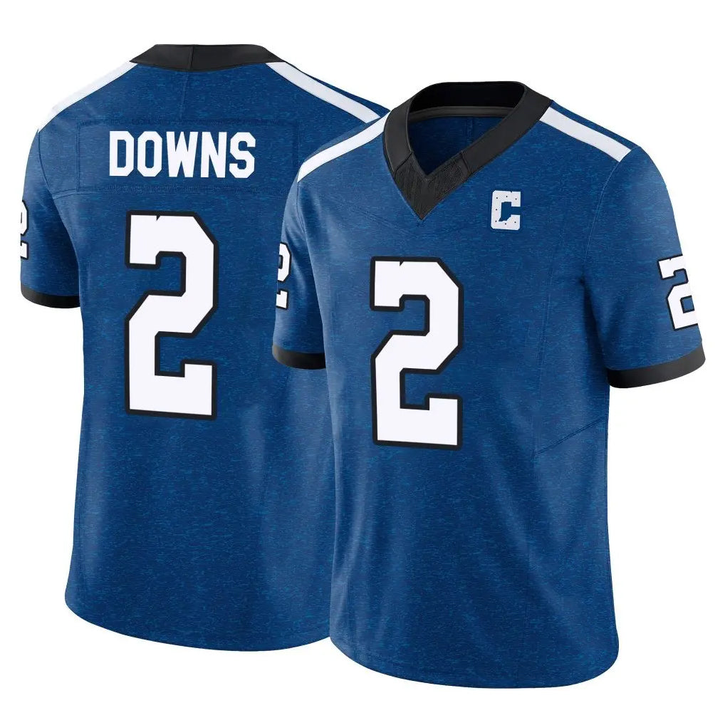 Davalo IN.Colts #2 Josh Downs Player Royal Limited Indiana Nights Alternate Vapor F.U.S.E. Home Game Stitched Jerseys