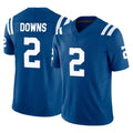 Davalo IN.Colts #2 Josh Downs Player Royal Limited Vapor F.U.S.E. Home Game Stitched Jerseys