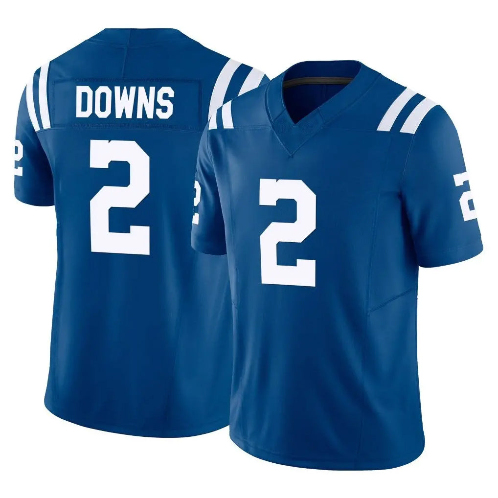 Davalo IN.Colts #2 Josh Downs Player Royal Limited Vapor F.U.S.E. Home Game Stitched Jerseys