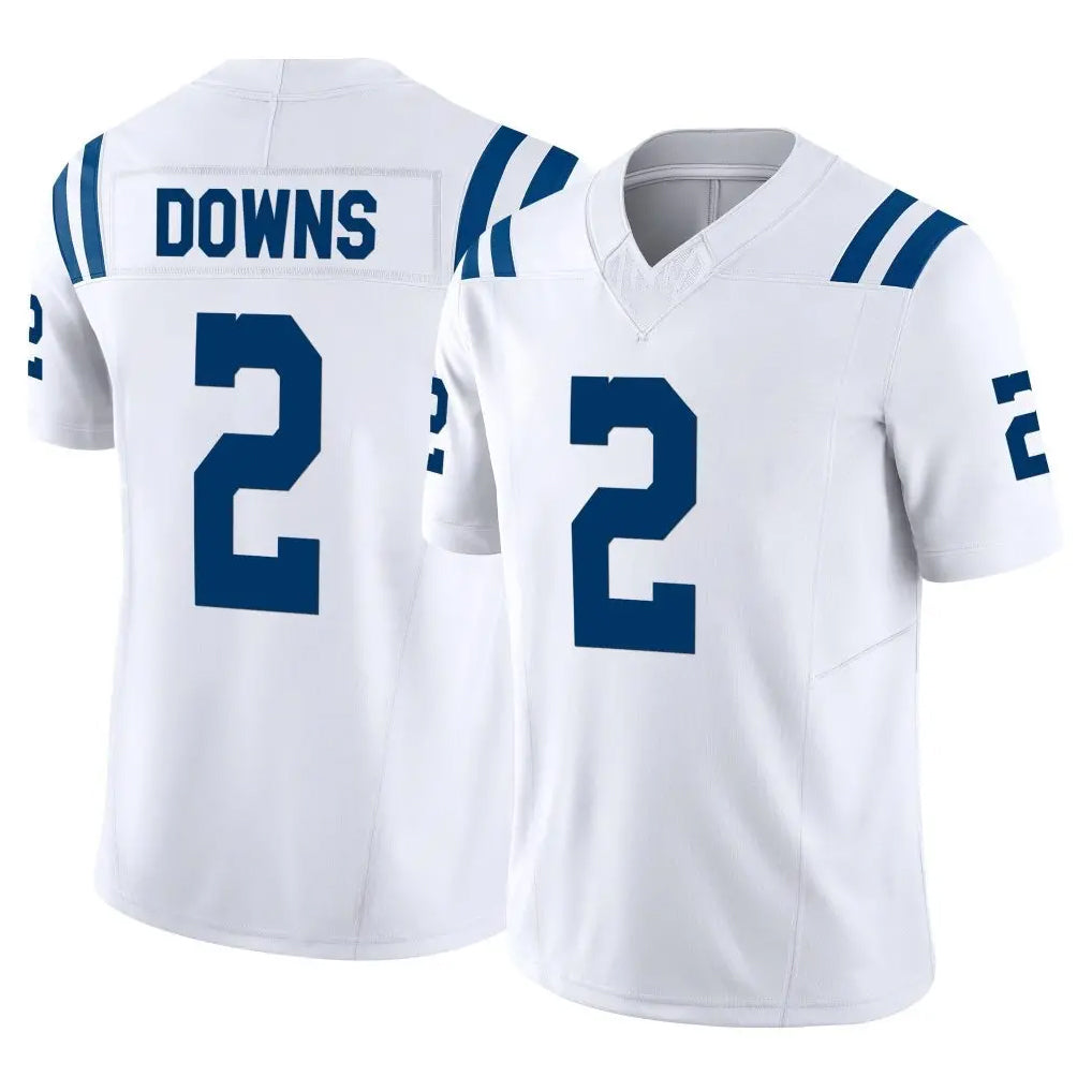 Davalo IN.Colts #2 Josh Downs Player White Limited Vapor F.U.S.E. Home Game Stitched Jerseys