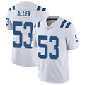 Davalo IN.Colts #53 CJ Allen Player White Limited Vapor Untouchable Home Game Stitched Jerseys