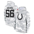 Davalo IN.Colts #56 Quenton Nelson Player Arctic Camo Salute to Service Hoodies Limited Game Stitched Jerseys
