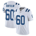 Davalo IN.Colts #60 Tanor Bortolini Player White Limited Vapor Untouchable Home Game Stitched Jerseys