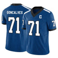 Davalo IN.Colts #71 Matt Goncalves Player Royal Limited Indiana Nights Alternate Vapor F.U.S.E. Home Game Stitched Jerseys
