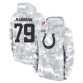 Davalo IN.Colts #79 Bernhard Raimann Player Arctic Camo Salute to Service Hoodies Limited Game Stitched Jerseys