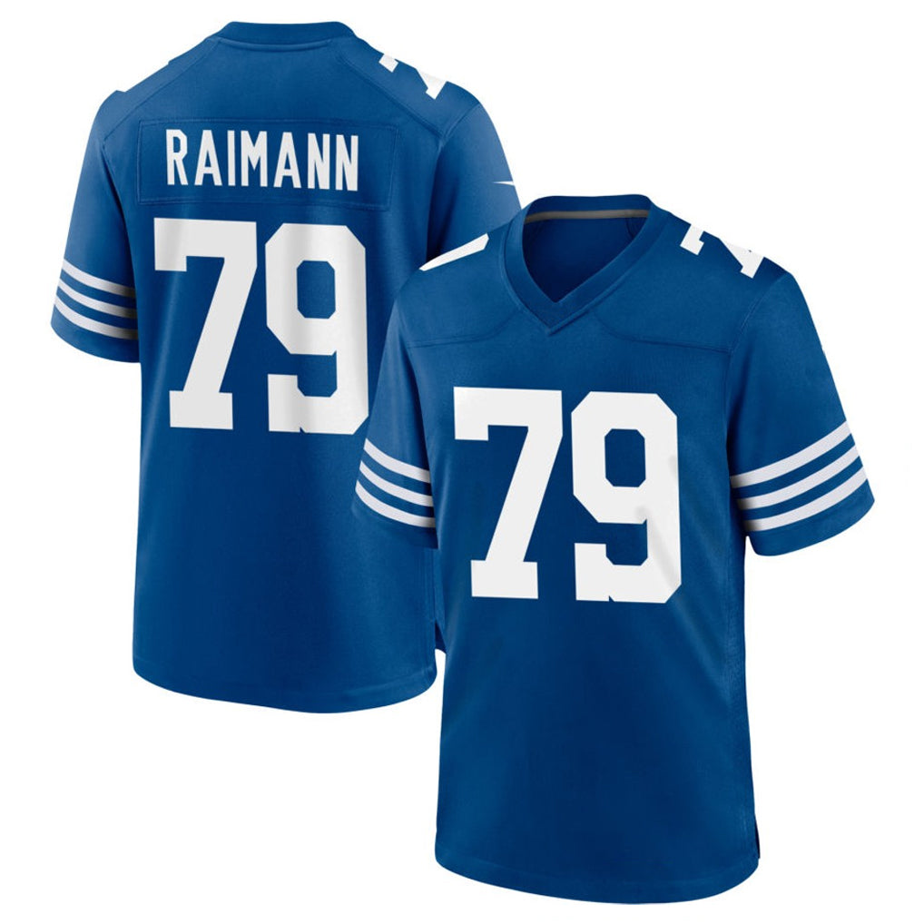 Davalo IN.Colts #79 Bernhard Raimann Player Royal Limited Home Game Stitched Jerseys