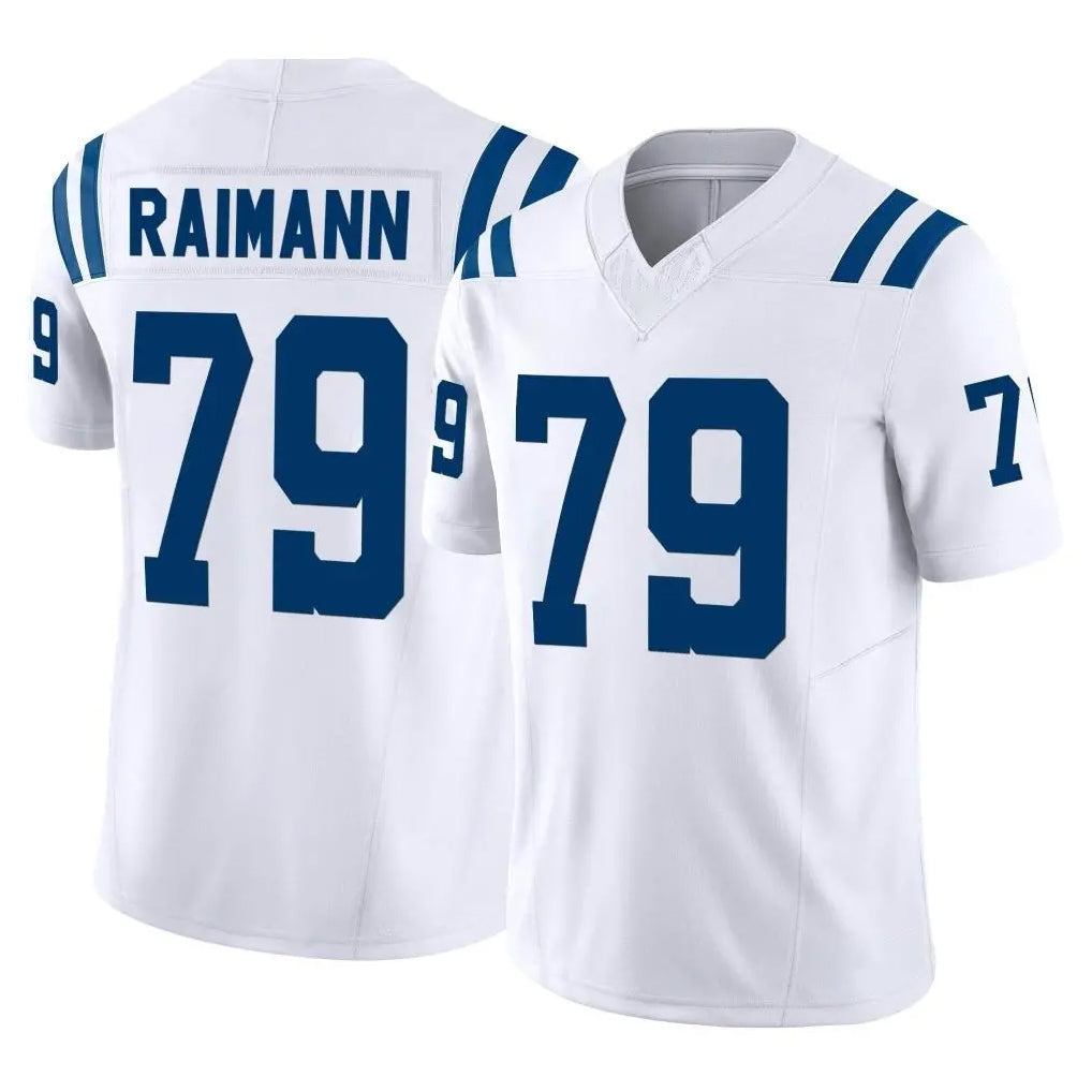 Davalo IN.Colts #79 Bernhard Raimann Player White Limited Vapor F.U.S.E. Home Game Stitched Jerseys