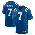 Davalo IN.Colts #7 Charvarius Ward Sr. Player Royal Home Game Stitched Jerseys