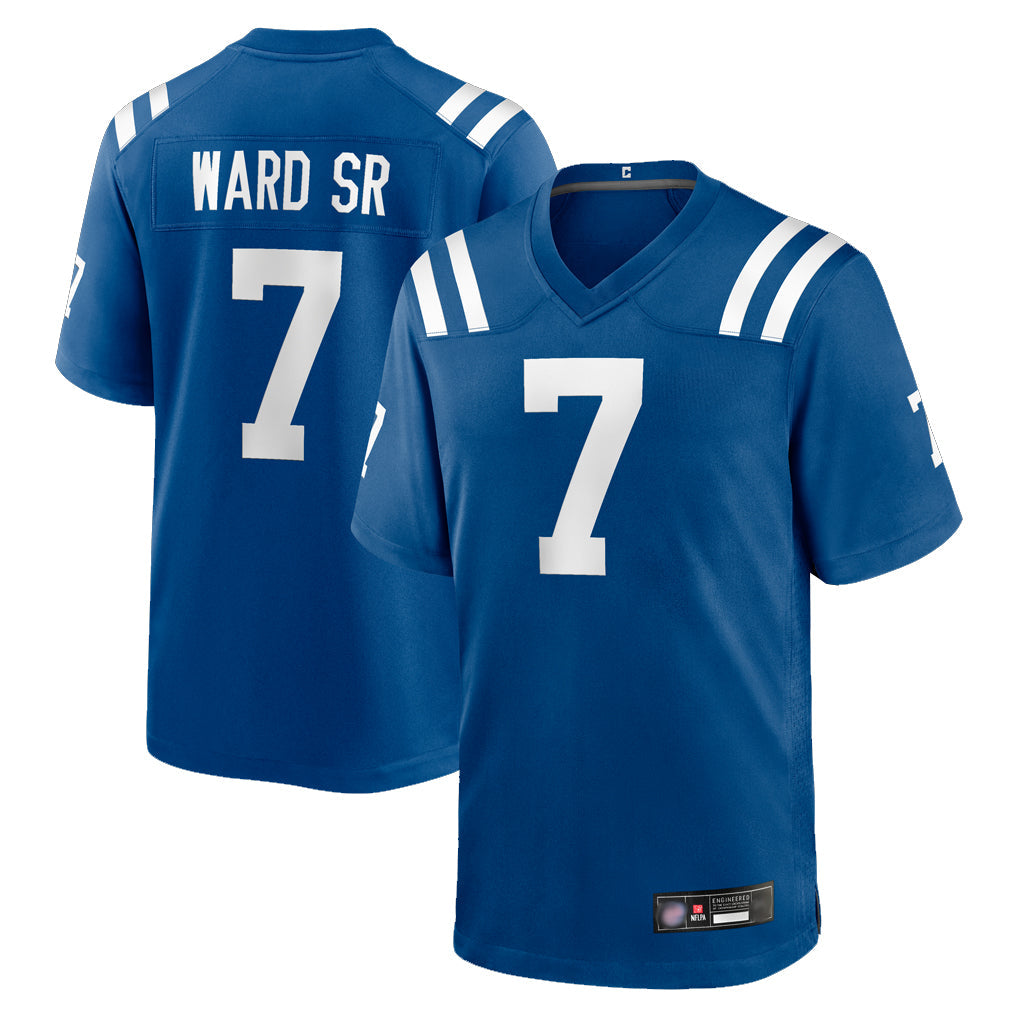 Davalo IN.Colts #7 Charvarius Ward Sr. Player Royal Home Game Stitched Jerseys