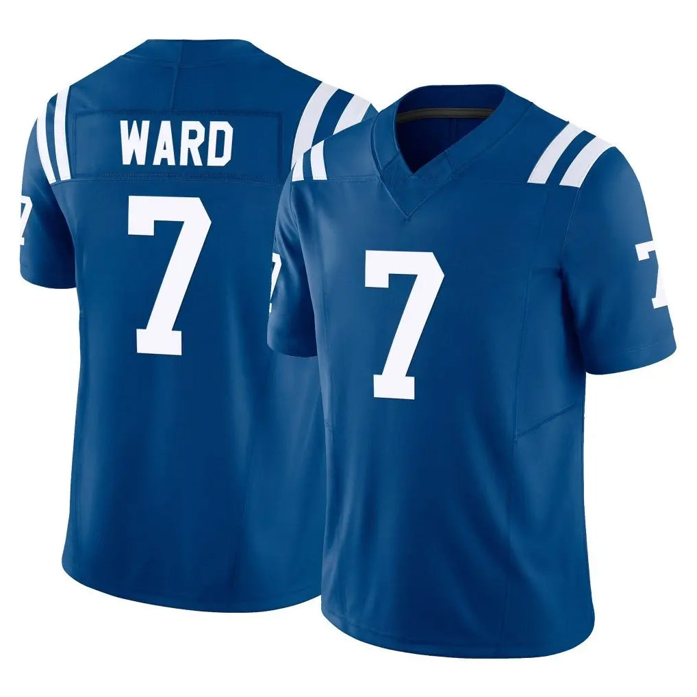 Davalo IN.Colts #7 Charvarius Ward Sr. Player Royal Limited Vapor F.U.S.E. Home Game Stitched Jerseys