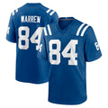 Davalo IN.Colts #84 Tyler Warren Player Royal Home Game Stitched Jerseys
