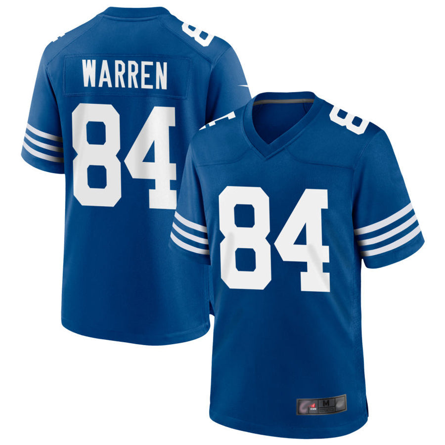 Davalo IN.Colts #84 Tyler Warren Player Royal Limited Game Stitched Jerseys