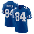 Davalo IN.Colts #84 Tyler Warren Player Royal Limited Home Game Stitched Jerseys