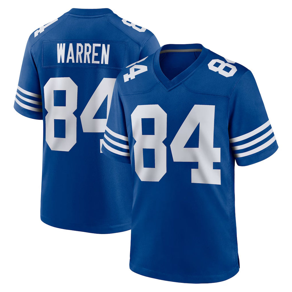 Davalo IN.Colts #84 Tyler Warren Player Royal Limited Home Game Stitched Jerseys