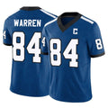 Davalo IN.Colts #84 Tyler Warren Player Royal Limited Indiana Nights Alternate Vapor F.U.S.E. Home Game Stitched Jerseys