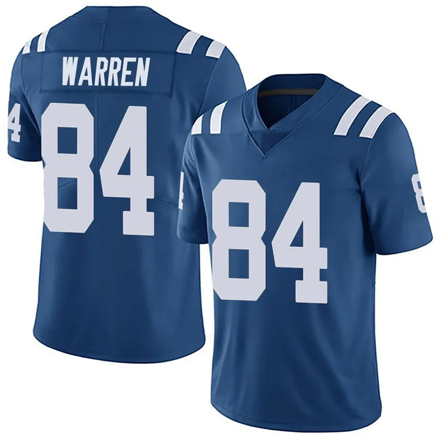 Davalo IN.Colts #84 Tyler Warren Player Royal Vapor F.U.S.E. Limited Stitched Jerseys
